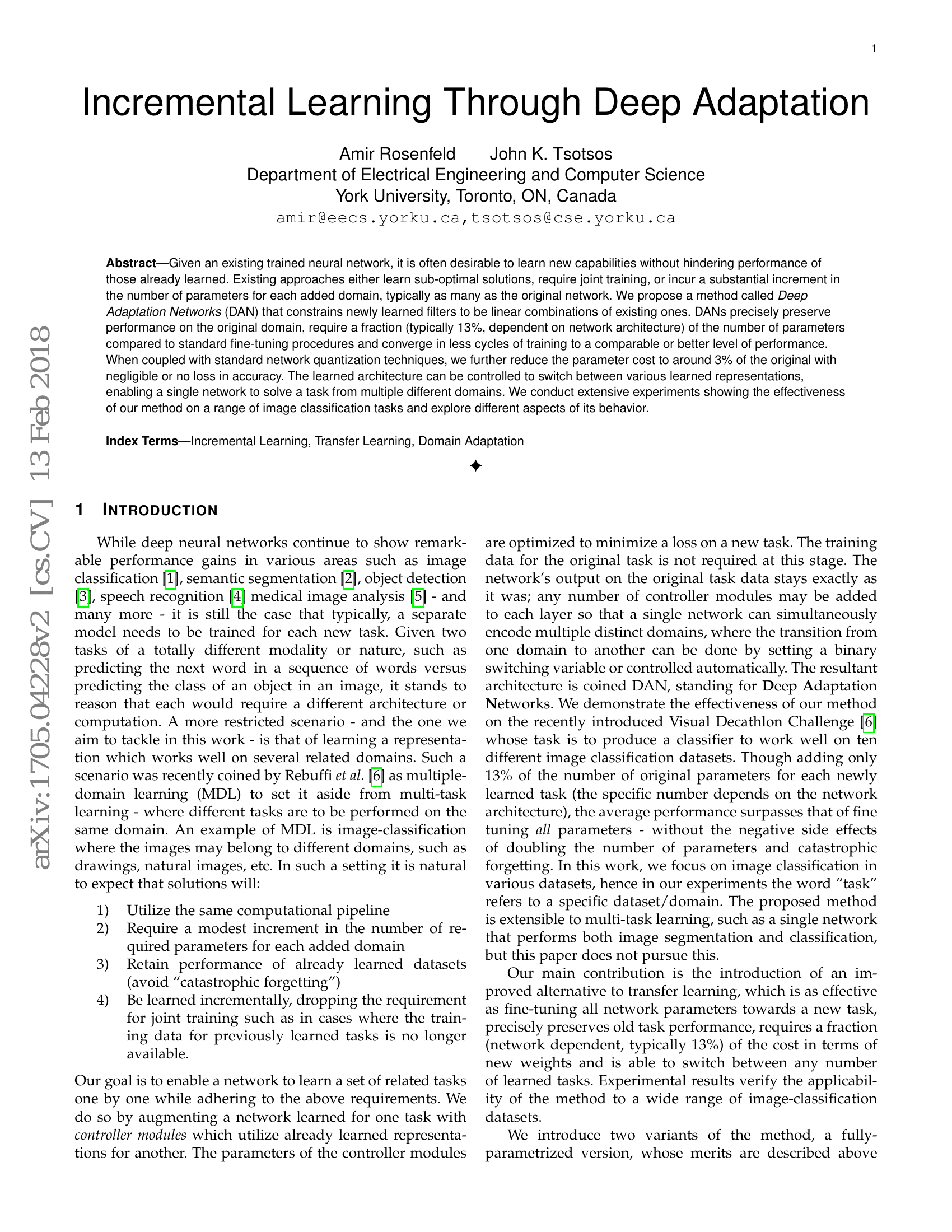 Incremental Learning Durch Tiefes Anpassen