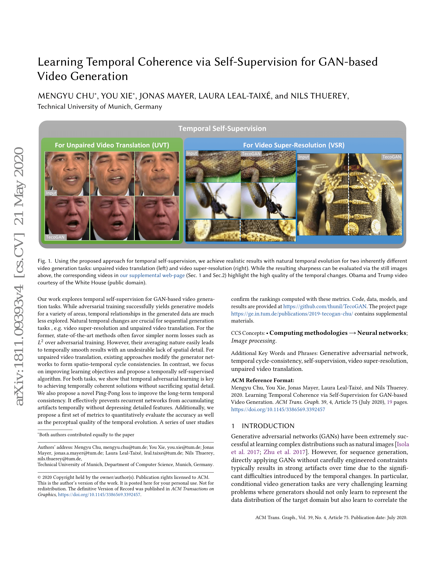Recognizing Disguised Faces in the Wild