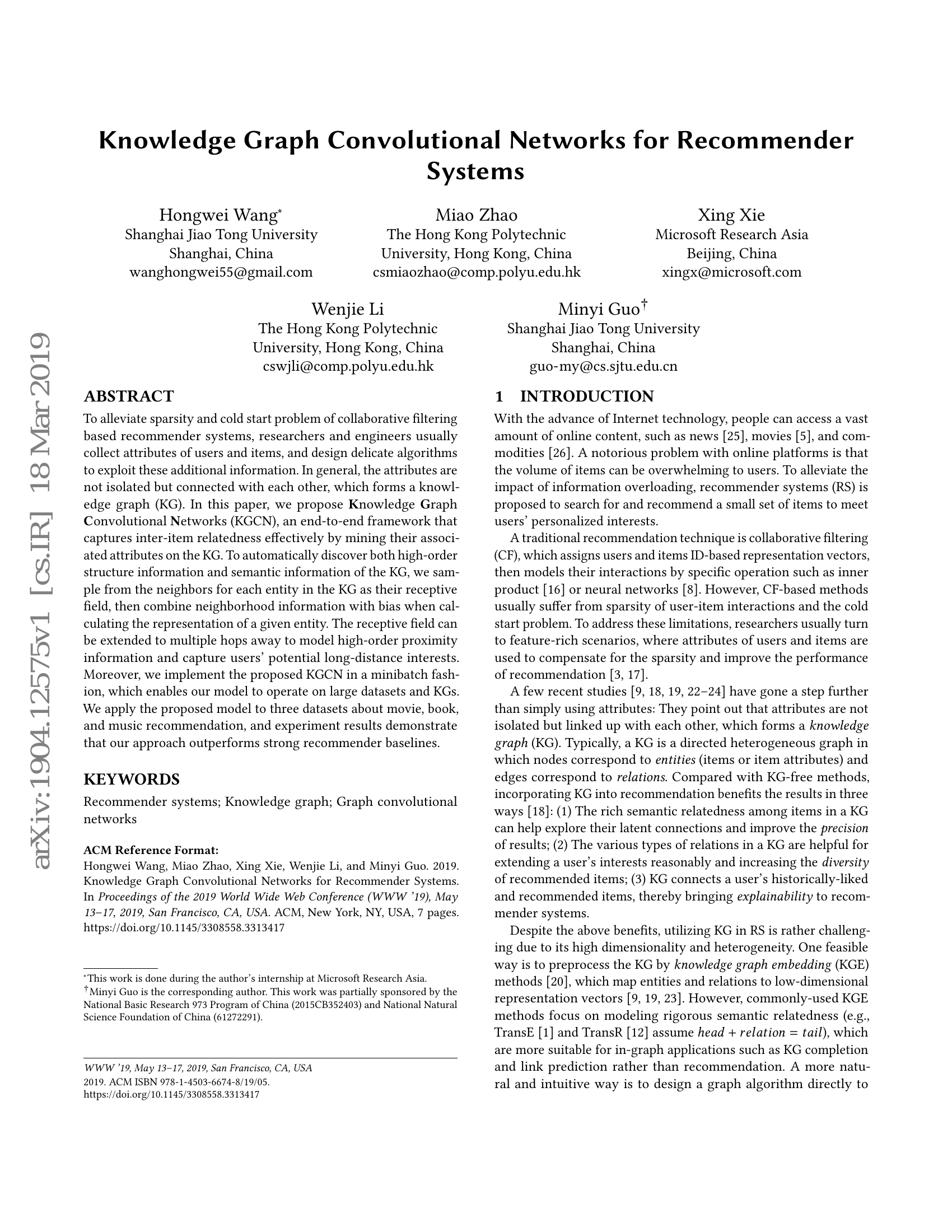 Inductive Matrix Completion Based on Graph Neural Networks