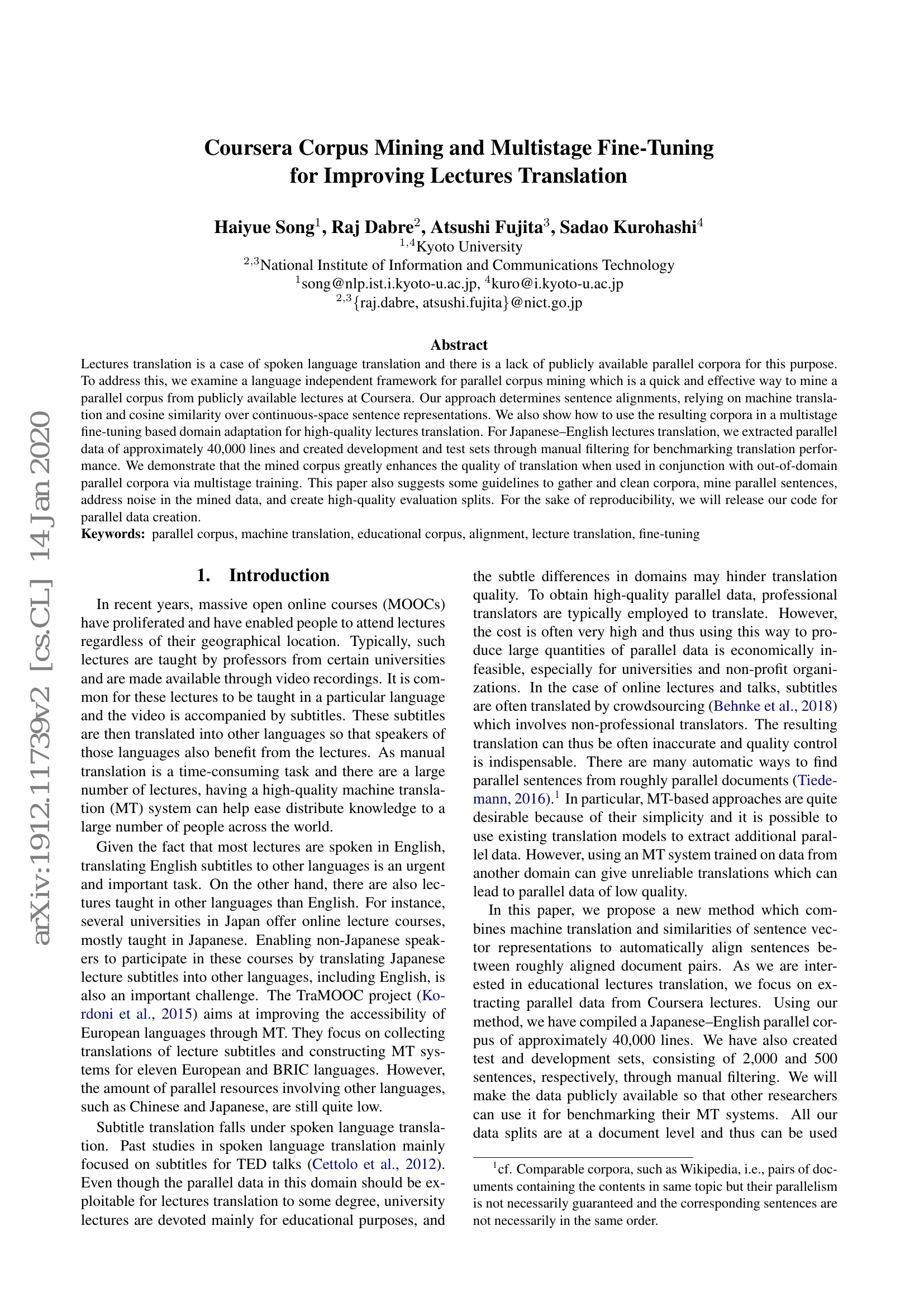 Falcon 2.0 : Un outil de liaison d'entités et de relations sur Wikidata