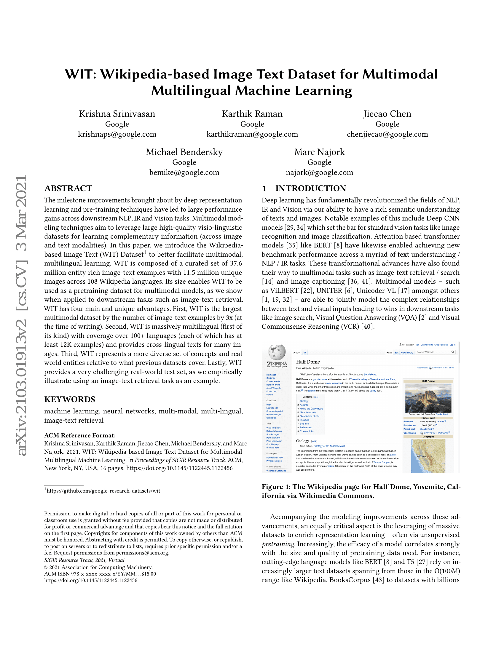 MultiSubs: A Large-scale Multimodal and Multilingual Dataset