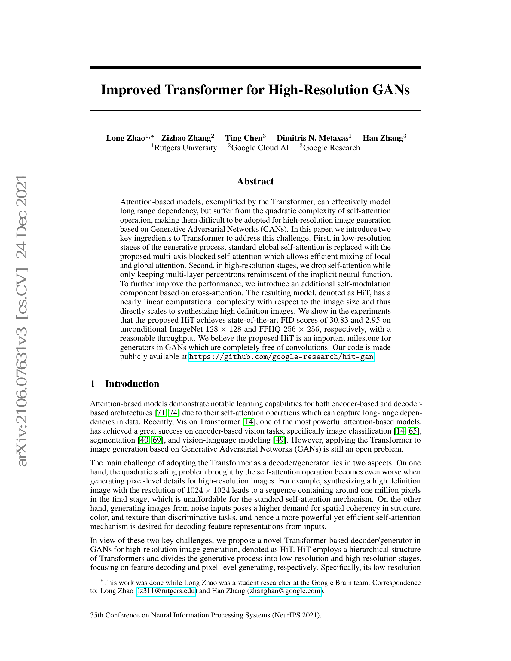 Recursive Refinement Network for Deformable Lung Registration between Exhale and Inhale CT Scans