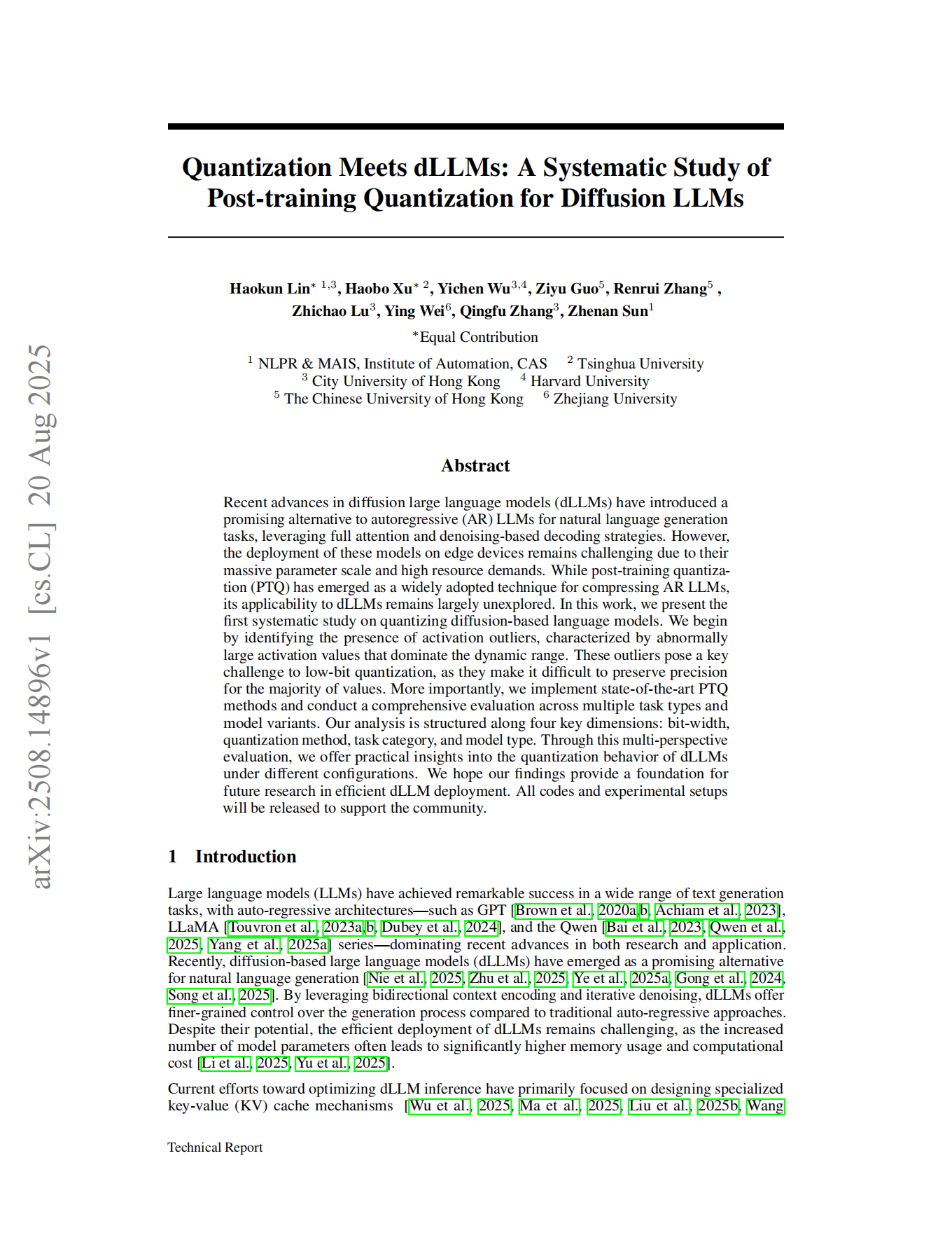 Quantization Meets dLLMs: A Systematic Study of Post-training Quantization for Diffusion LLMs