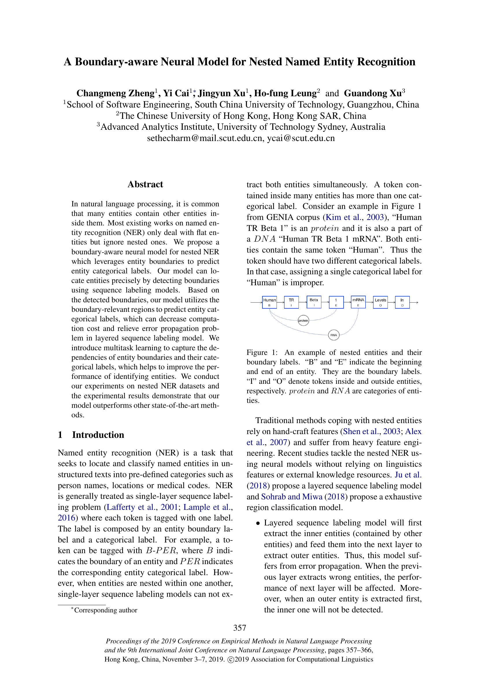 A Boundary-aware Neural Model for Nested Named Entity Recognition