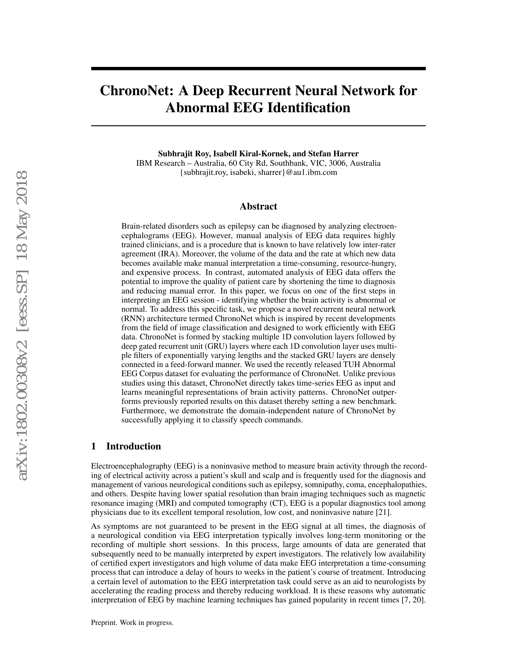 Chrono at SemEval-2018 Task 6: 時間表現の正規化を目的としたシステム