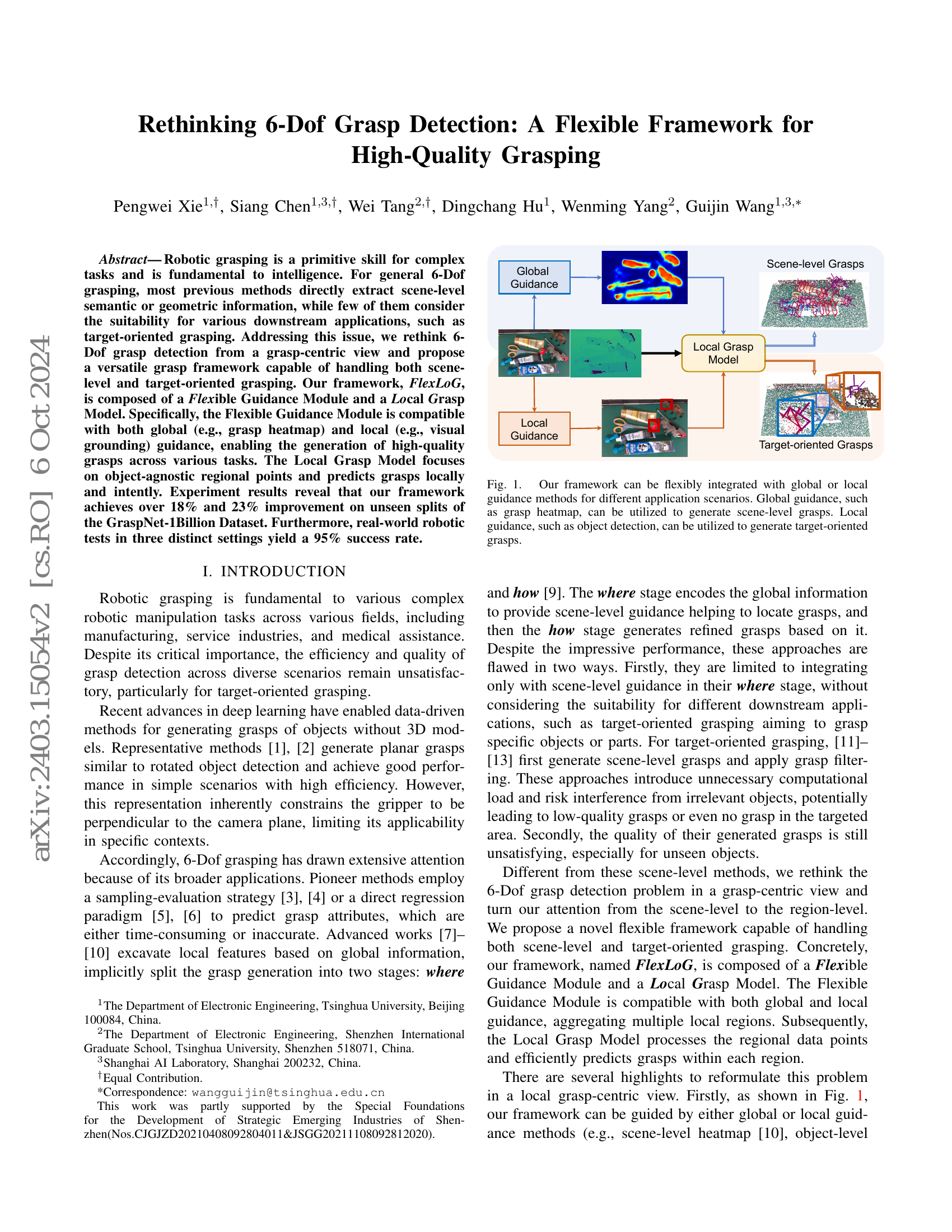 Rethinking 6-Dof Grasp Detection: A Flexible Framework for High-Quality Grasping
