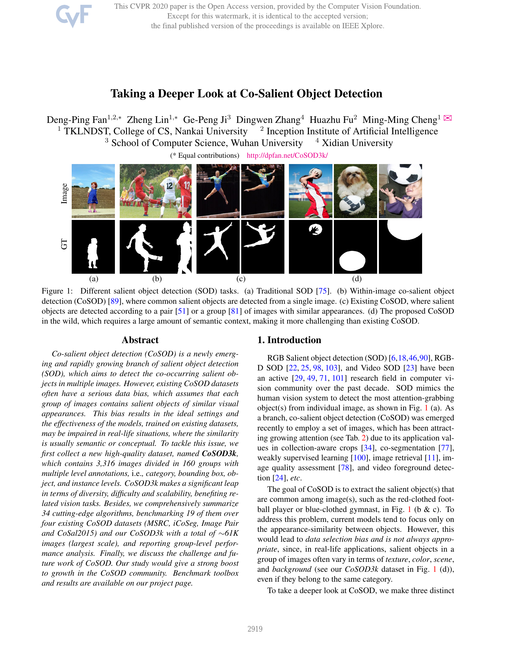 Ein tieferer Blick auf die Co-Salient Object Detection